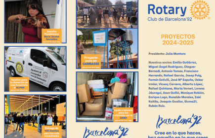 El Rotary Club Barcelona '92 en acción